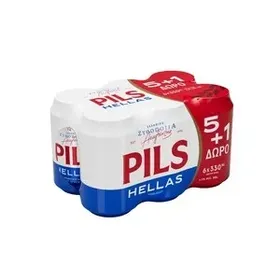 PILS Μπύρα 4x500ml