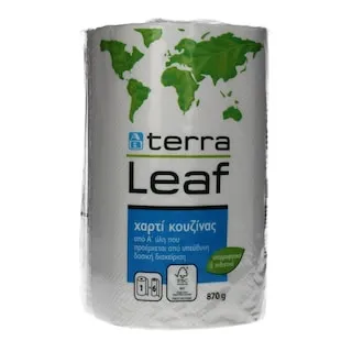 TERRA LEAF Χαρτί Κουζίνας Terra 870g
