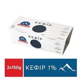 ΟΛΥΜΠΟΣ Γιαούρτι Κεφίρ 2x150g