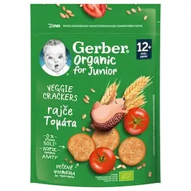 NESTLE Κράκερ Δημητριακών Gerber Bio Τομάτα 100g