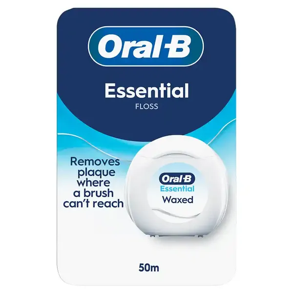 Oral-B Essential Floss Κηρωμένο Οδοντικό νήμα - Γεύση μέντας - 50m