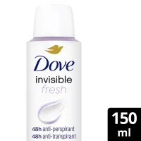 DOVE DEO SPRAY INVISIBLE FRESH 150ML