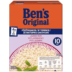 BEN'S ORIGINAL™ Ρύζι Jasmine 10ΛΕΠΤΟ σε Σακουλάκι 500g