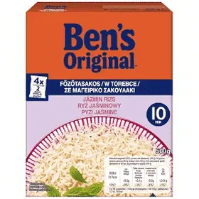 BEN'S ORIGINAL™ Ρύζι Jasmine 10ΛΕΠΤΟ σε Σακουλάκι 500g
