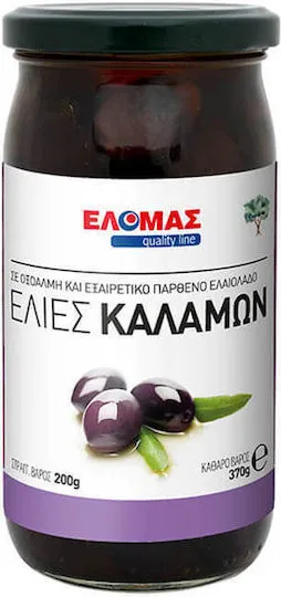 ελιές Καλαμών σε ροδέλες στραγγιστού βάρους 180γρ.