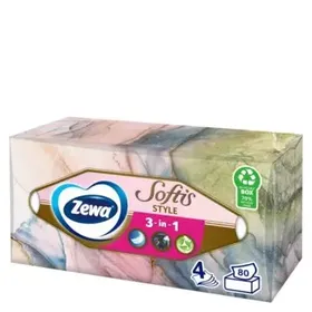 ZEWA SOFTIS BOX, 4-PLY, 80Φ