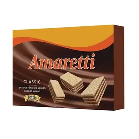 Γκοφρέτες AMARETTI κρέμα κακάο 68γρ.