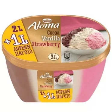 ALOMA BAN/ΣΟΚΟΛ/ΦΡΑΟΥΛΑ 2L+1LT.ΔΩΡΟ