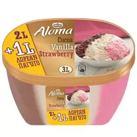 ALOMA BAN/ΣΟΚΟΛ/ΦΡΑΟΥΛΑ 2L+1LT.ΔΩΡΟ