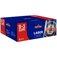 Βεργίνα Μπίρα Κουτί 330ml (9+3 Δώρο)