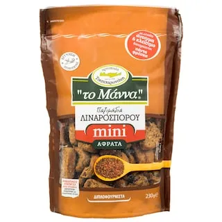 Μάννα Παξιμάδι Με Λιναρόσπορο Mini 230gr