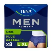 TENA Men Active Fit Pants Εσώρουχα Ακράτειας Plus Large - Extra Large 8τεμ