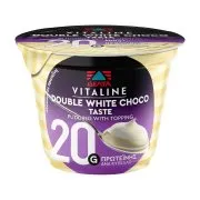 ΔΕΛΤΑ Vitaline Protein Πουτίγκα με γεύση Λευκής Σοκολάτας Χωρίς γλουτένη Χωρίς λακτόζη Χωρίς προσθήκη ζάχαρης 200g