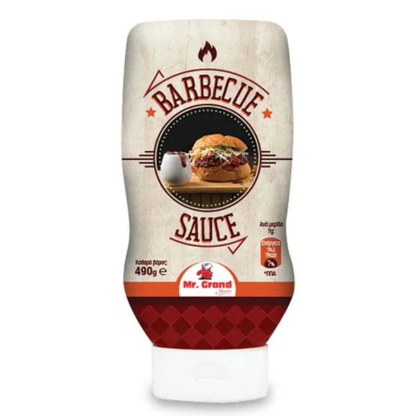MrGrand Σάλτσα Barbeque Top Down 490γρ.