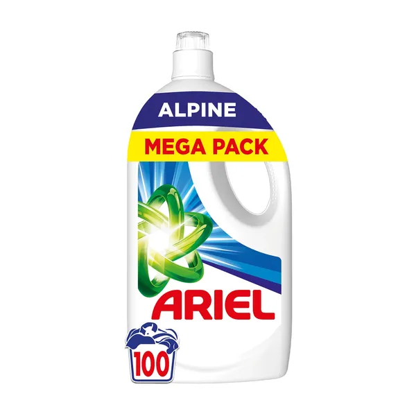 ARIEL Απορρυπαντικό Ρούχων Υγρό Alpine 100 πλύσεις