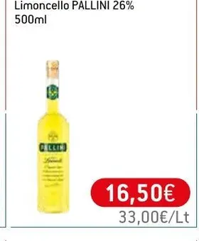 Limoncello PALLINI 26% 500ml