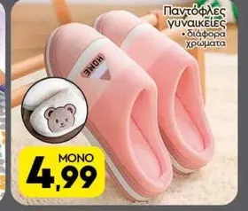 Παντόφλες γυναικείες
